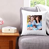 Vista 2 de Let's Make Memories Almohada de fotos personalizada, para mamá, para ella, diseño de fotos, 15 pulgadas cuadradas.