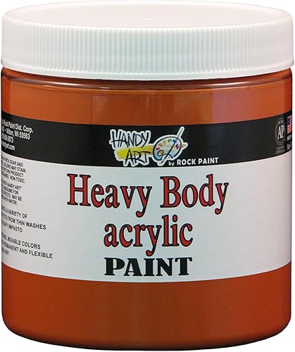 Vista 20 de Handy Art Nu Master - Pintura acrílica de cuerpo pesado, 8 onzas, óxido verde cromado Alizarin Crimson