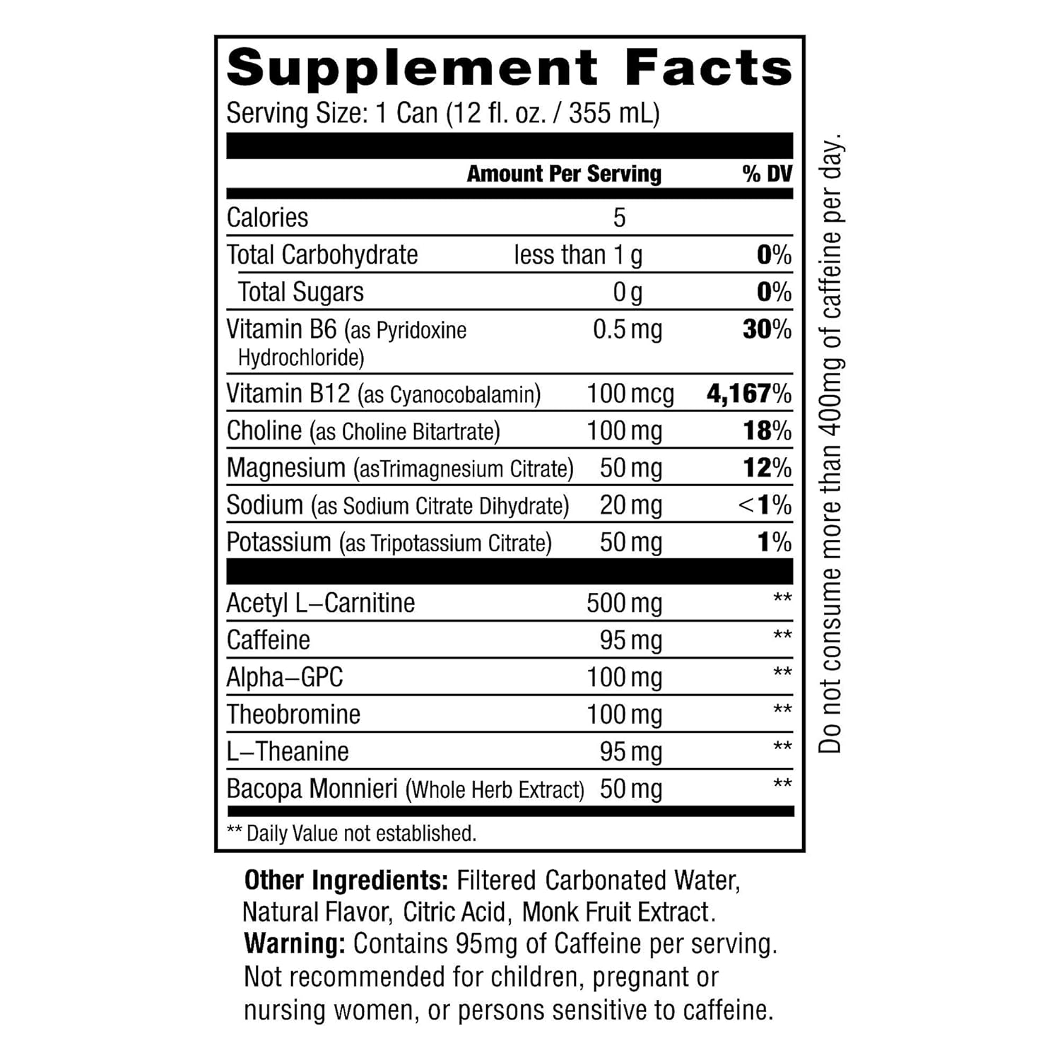 Buy Jocko GO Energy Drink (Afterburner Orange) - KETO, Vitamin B12