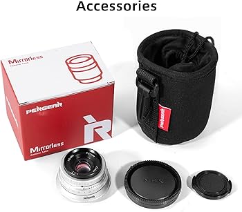 Amazon.co.jp: Pergear 25mm F1.7 交換レンズ 大口径 マニュアル APS-C