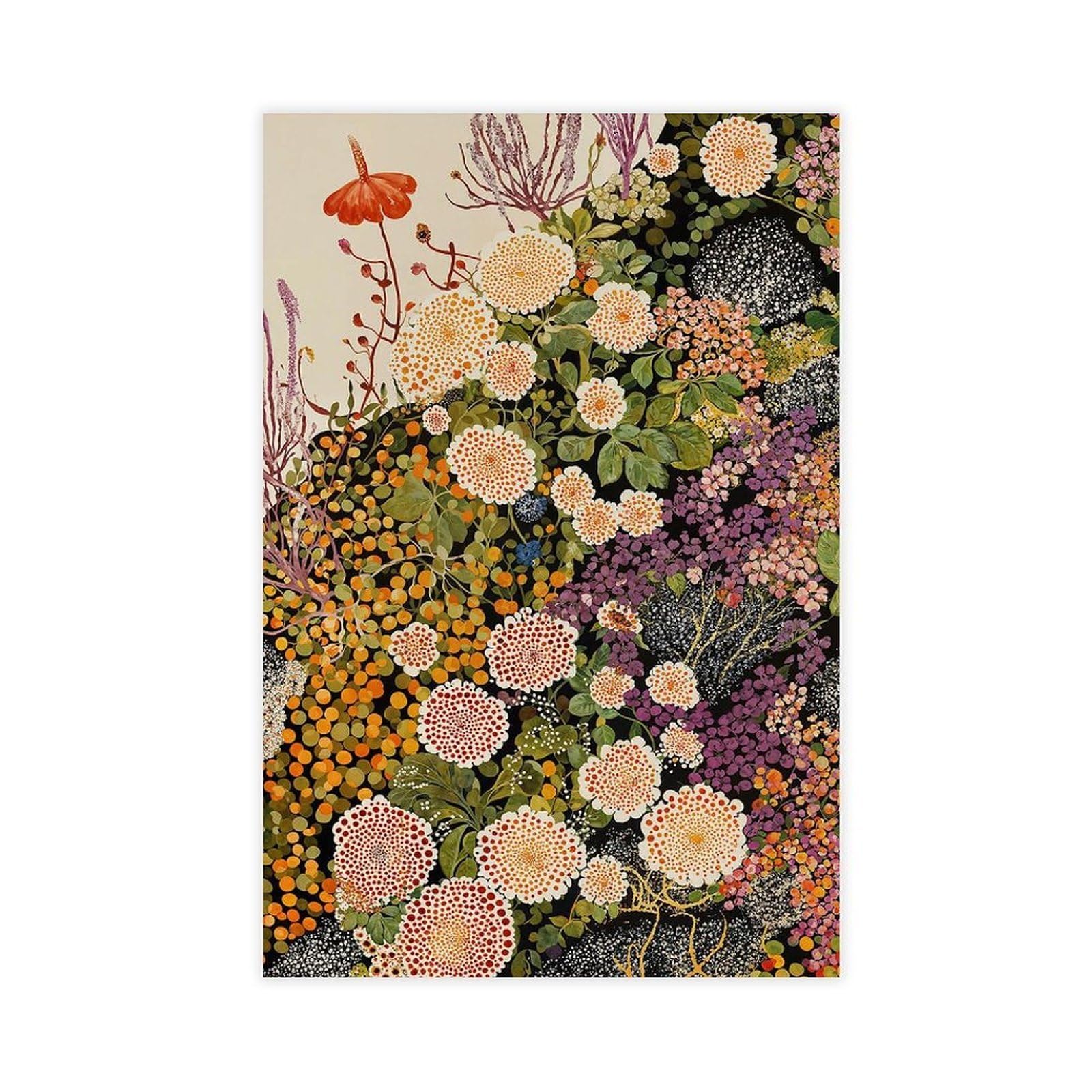 Bareronor Abstract Botanical Poster (9) Canvas Poster Bedroom Decor Landscape Office Room Decor Gift 20" L X 30" W