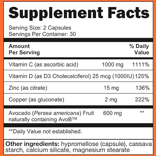 Miniatura 8 de Metavo Salud inmunológica: suplemento natural de apoyo inmunológico, suplementos esenciales de zinc para hombres y mujeres enriquecidos con vitamina