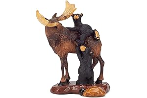 Beardfoots by Jeff Fleming All Aboard Midnight Black Bear Figurine