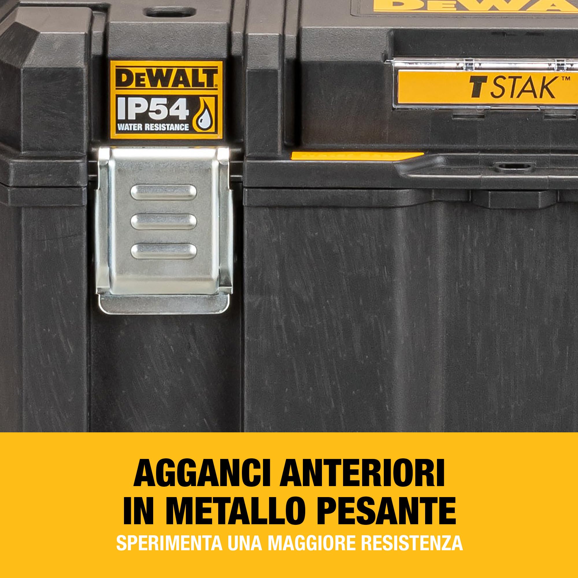 DEWALT TSTAK VI - Unità profonda porta elettroutensili con vasca portaoggetti, DWST83346-1
