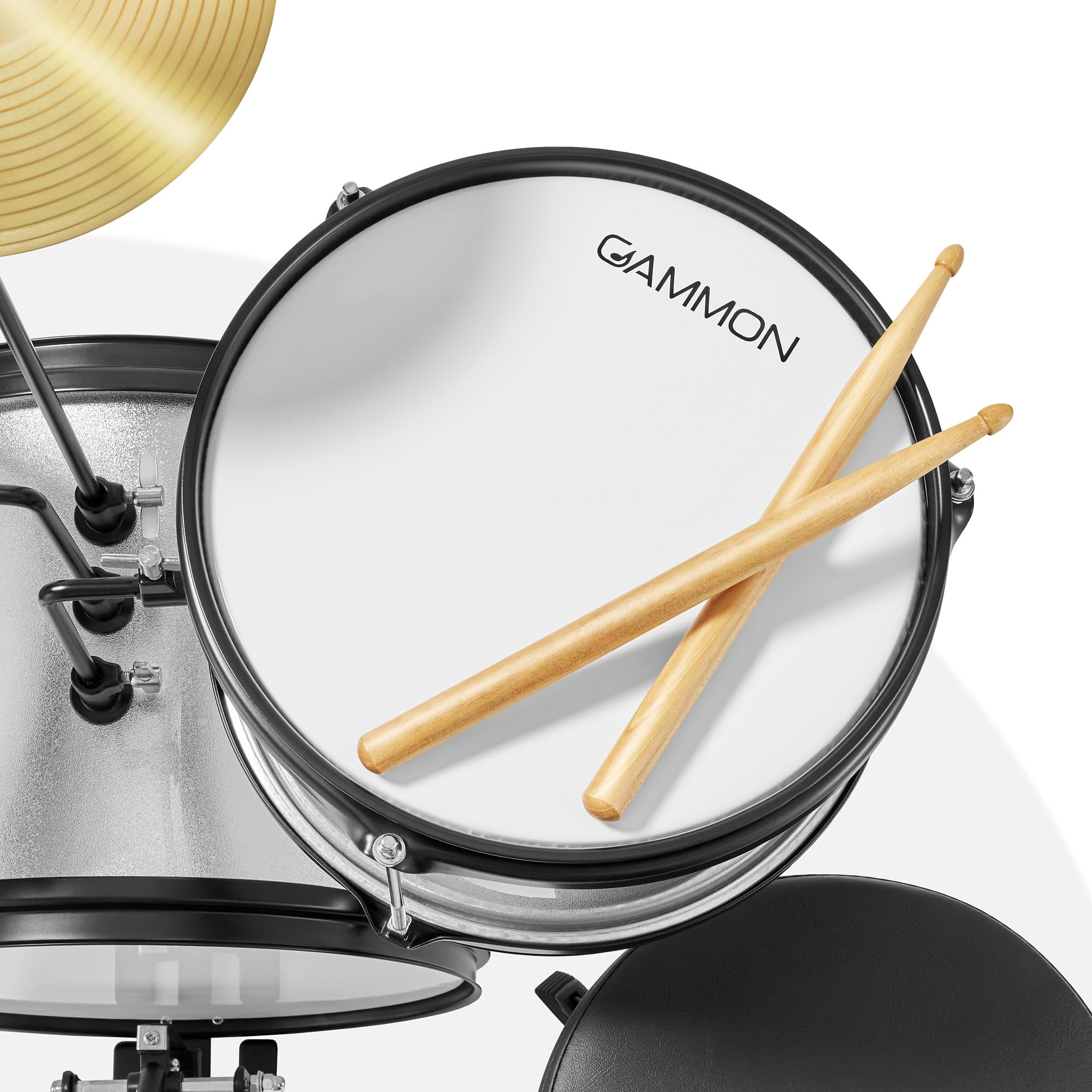 Amazon.co.jp: Gammon ジュニアドラム3点セット 玉座付き