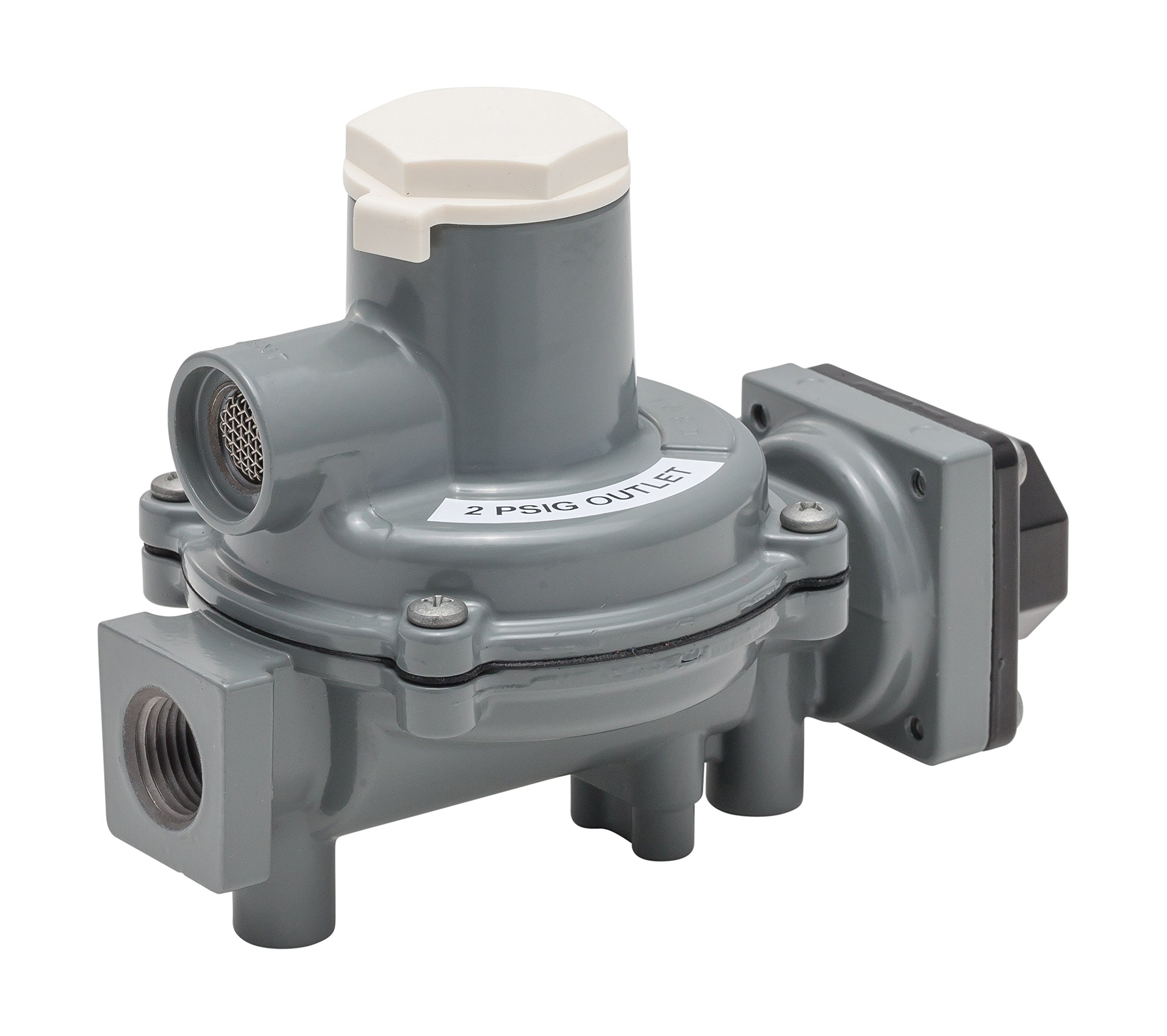 Regulateur Gaz Propane Propane Regulator Fisher R232a Emerson-Fisher LP-Gas  Equipment R232E-BBHXA Regulador Compacto Integral De 2 Etapas, 1/4 X 1/2  NPT, 1-2.2 PSIG Resorte, Salida Opuesta Fisher R232a Regulator Two Stage  Regulator