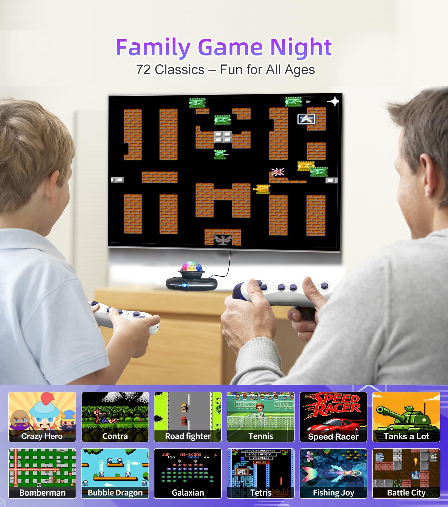 FWFX Tappetino da ballo per giochi TV, wireless, musicale, elettronico, per bambini e adulti, 2 giocatori, per esercizi attivi al chiuso, per feste in famiglia, compleanni per ragazzi e ragazze