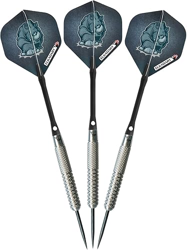 Miniatura 8 de Elkadart Rhino - Dardos con punta de acero de tungsteno (80% con estuche de almacenamiento)