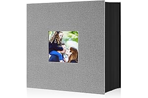 Ywlake Photo Album 4x6 1000 Photos Album Holds 1000 Horizontal and Vertical Pictures Grey