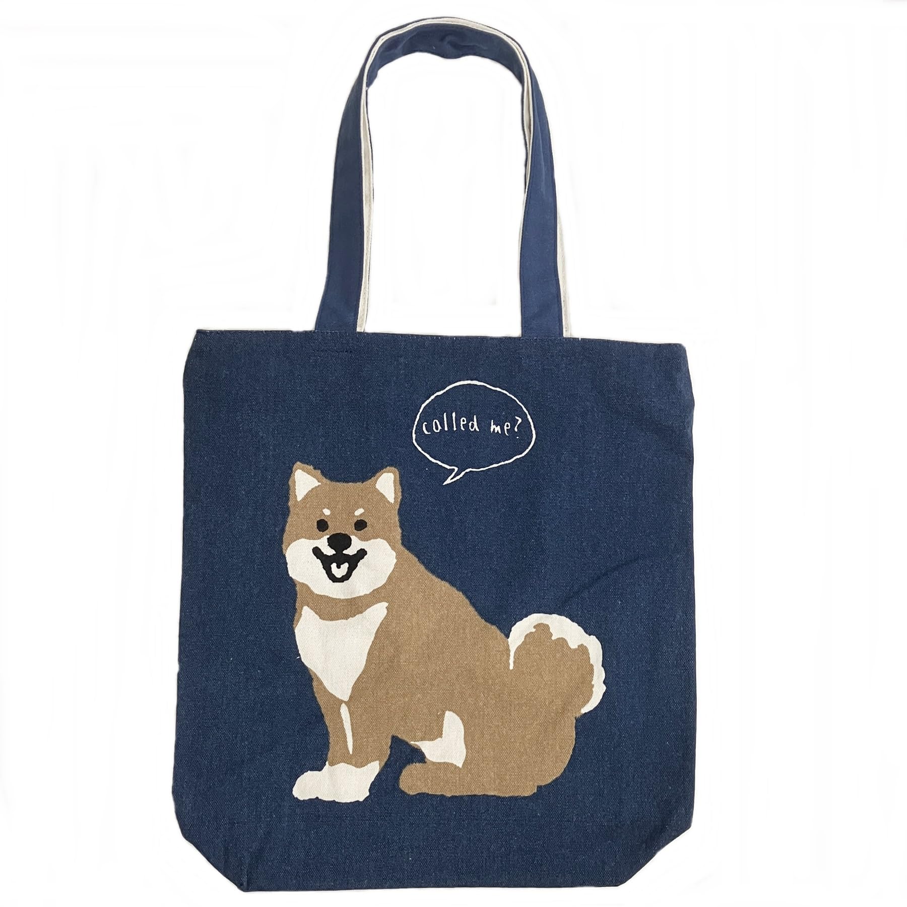 Amazon | トートバッグ 犬柄 柴犬 豆しば A4 キャンバス エコバッグ