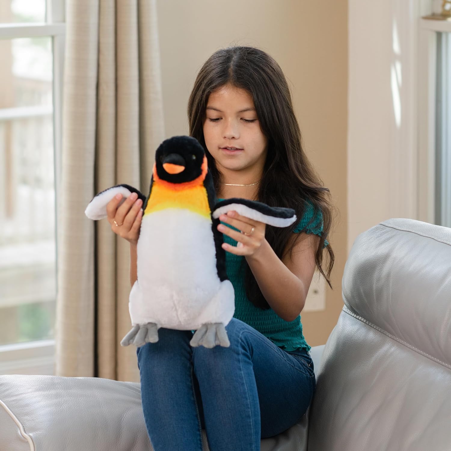 The Petting Zoo Emperor Penguin Stuffed Animal Plushie, Gifts for Kids, Wild Onez Sealife Animals, Penguin Plush Toy 12 Inches