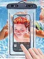 Vista 8 de HEETA Dry Bag Waterproof for Women Men, 5L/10L/20L/30L/40L Roll Top Lightweight Dry Storage Bag Backpack with Phone Case for Travel Swimming Boating