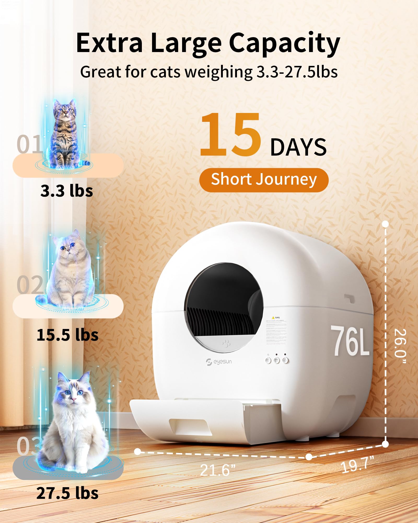 猫 自動トイレ⭕️オシッコが漏れない⭕️スマホ遠隔管理 センサー付き Amazon | Alebert 猫 自動トイレ オシッコが漏れない スマホ遠隔