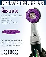 Vista 5 de Hoof Boss - Juego de herramientas para recortar pezuñas de cabra - Requiere batería de 20 voltios no incluida - Kit de herramientas de recortadora