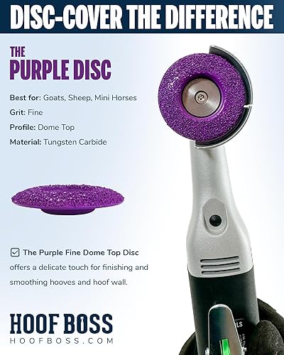 Miniatura 5 de Hoof Boss - Juego de herramientas para recortar pezuñas de cabra - Requiere batería de 20 voltios no incluida - Kit de herramientas de recortadora