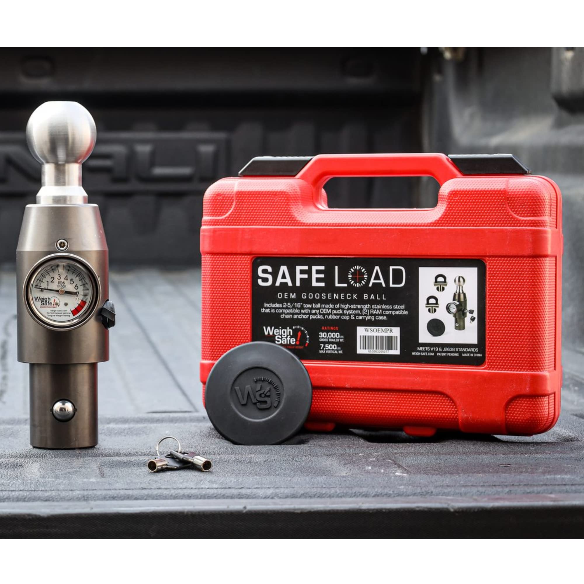 Weigh Safe Safe Load OEM Gooseneck Insert Ball WSOEM with Builtin