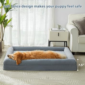 WNPETHOME Giant Dog Bed Orthopedic for Senior Dog Bed Comfy Sleeping