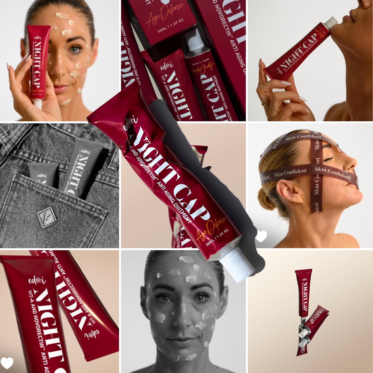 NIGHT CAP Facial Night Cream with Vitamin A, and NovoRetin Anti Aging Ointment to Minimize Appearance of Wrinkles and Fine Lines, 1.69 oz - Image 9