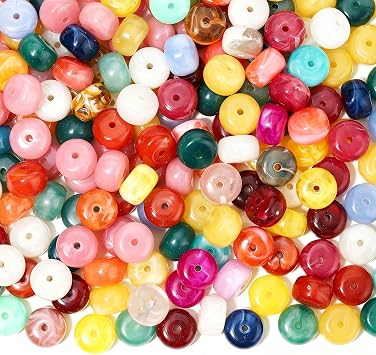 Giovanchi 100Pcs Acrylic Chunky Beads for Jewelry Bracelet Making