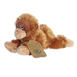 Aurora® Responsibly Made Eco Nation™ Eco Softies™ Orangutan Stuffed Animal - Ideal for Playtime Adventures - Perfect for Birthdays or Just Because - Brown 8 Inches