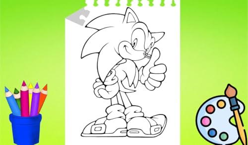 Sonic Prime Coloring Pages & coloring book.