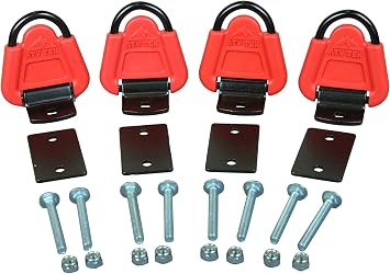 ATV Tek ATVTDA1 Straplock ATV/UTV Tie Down Anchor, 4 Pack