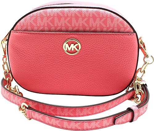 Michael Kors JET SET GLAM PEQUEÑO BOLSO DE BOLSILLO DELANTERO OVALADO TÉ ROSA, Tea rose
