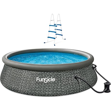 Funsicle 36 Inch SureStep 3 Stair Inflatable Pool Ladder