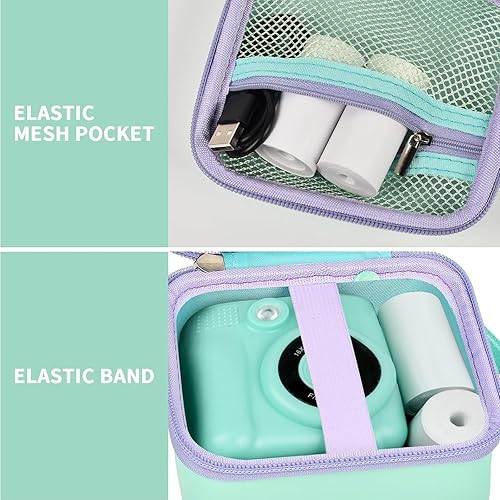 Miniatura 5 de PAIYULE Funda para cámara infantil compatible con cámara instantánea para niños, cámaras de video digitales, bolsa de almacenamiento para cámaras de