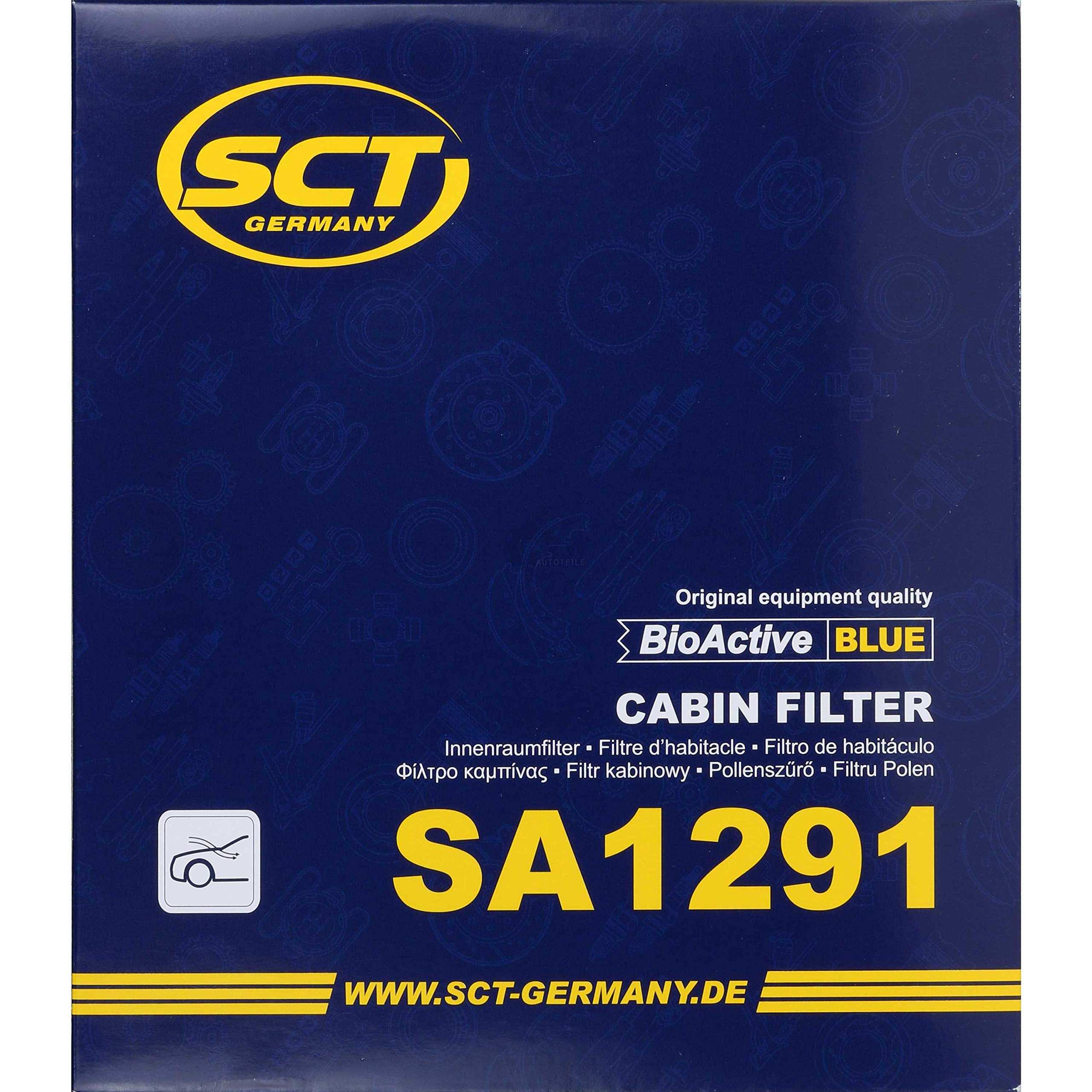 Inspektionspaket Wartungspaket Filterset mit 5 L Motoröl Energy 5W-30, Ölfilter, Luftfilter, Innenraumfilter, Verschlussschraube