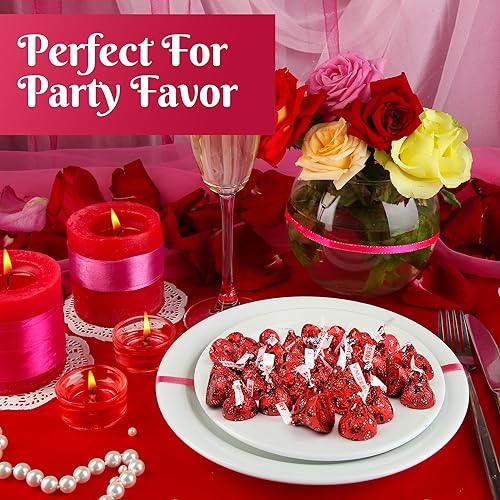 Miniatura 5 de HersheysKisses - Fresa bañada en chocolate, paquete de 1 libra y 2 onzas de golosinas de fresa cubiertas de chocolate con chocolate cremoso con