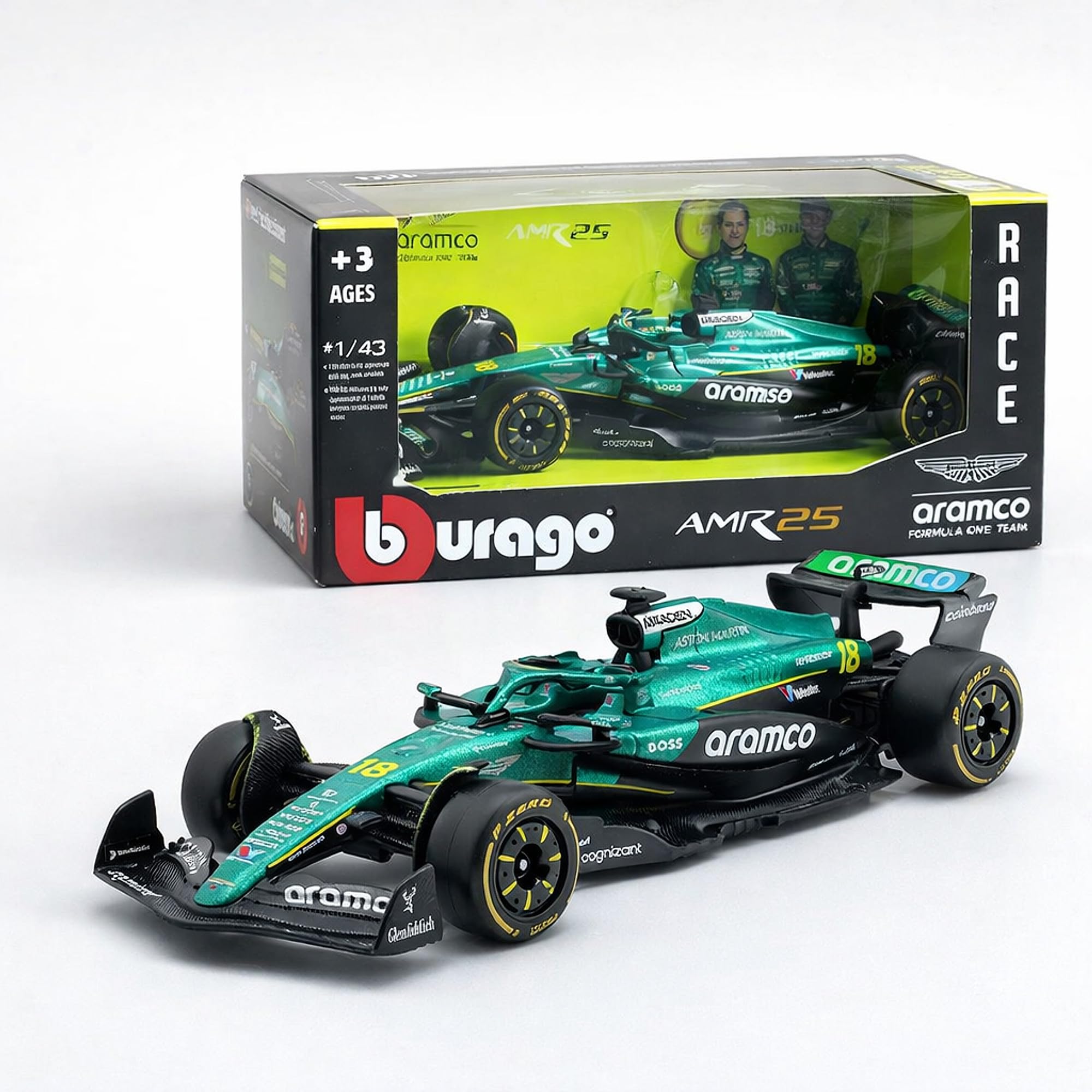 McLaren MCL60 F1 Die Cast Car - Official 1:43 Model -14 McLaren MCL60 F1 Die Cast Car - Official 1:43 Model -14