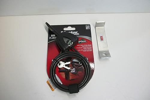 Seguridad Soporte Diseñado para adaptarse a Yeti Tundra Cooler con 6" Master Python Cable Lock