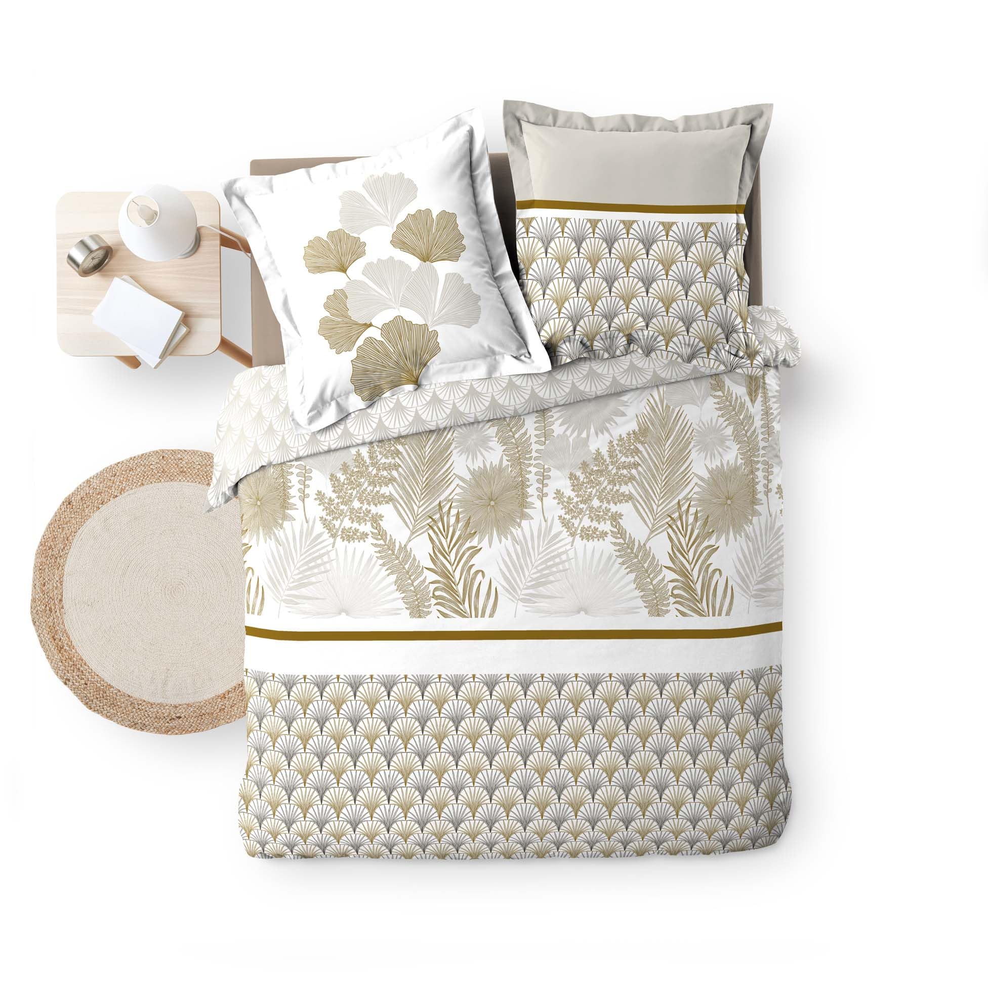 Douceur d'Intérieur, 3-Piece Bedding Set (240 x 220 cm) Melisse, Cotton Percale - Image 3