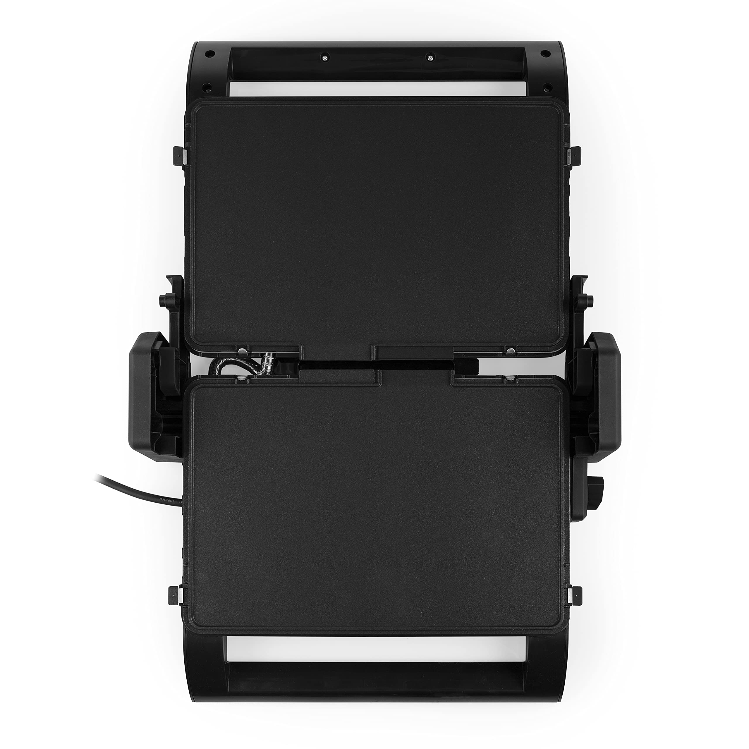 Princess Piastra Elettrica Con Coperchio, 1500 watt, Apertura a 180°, 31.5 x 21.5 cm, Acciaio inossidabile, Nero opaco
