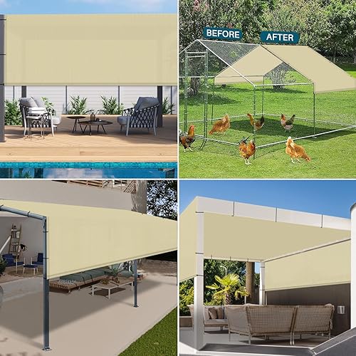 Miniatura 2 de COARBOR Toldo universal de repuesto para pérgola de 11 x 14 pies, con ojales, panel de pantalla para patio, terraza, patio trasero, glorieta,