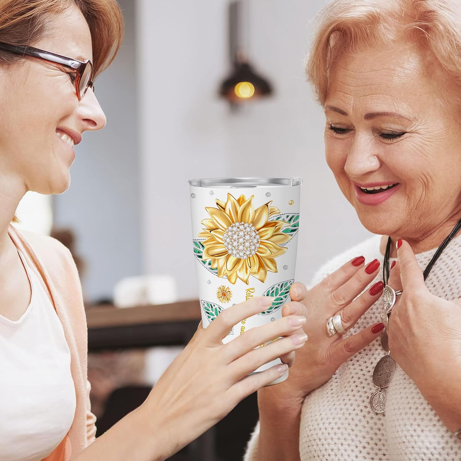 Retirement 20oz Tumbler, Mug & Decorations - Happy Retirement Gifts for Women - Image 7