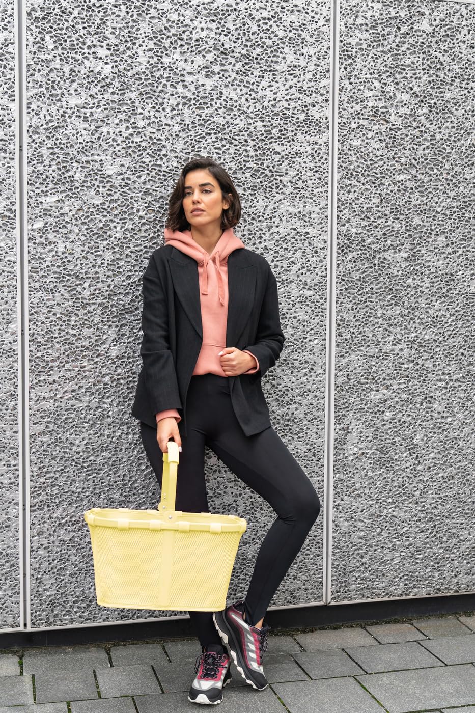reisenthel carrybag frame mesh lemon – Stabiler Einkaufskorb mit viel Stauraum und praktischer Innentasche – Elegantes und wasserabweisendes Design – Bild 7