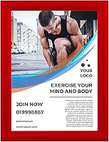 Vista 12 de BNV Marco de aluminio para póster de carga frontal / certificado de imagen, blanco, 8.5 x 11 pulgadas, perfil de 1 pulgada, montaje en pared, modo