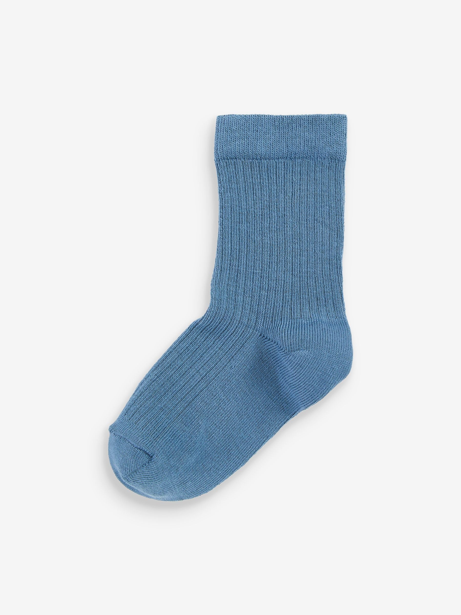 NEXT Jungen Feinrippsocken mit hohem Baumwollanteil, 7er-Pack