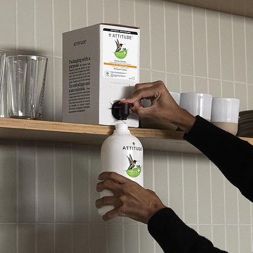 Miniatura 6 de Bundle of ATTITUDE Kitchen - Limpiador multiusos de cocina, limpiador multisuperficie, fórmula a base de plantas y minerales, ralladura de cítricos,