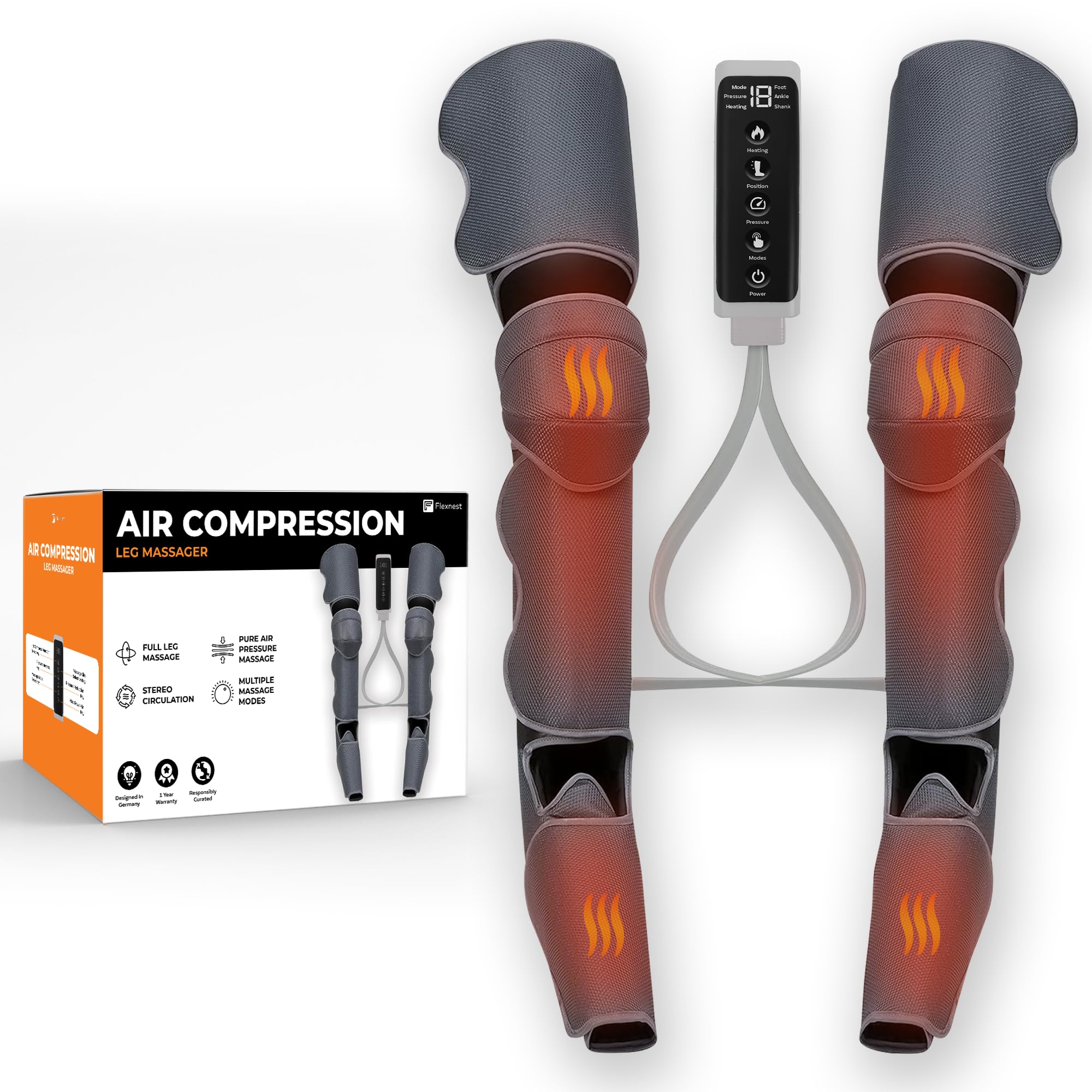 See full amazon price history chart for Flexnest Air Compression Leg Massager with Handheld Controller, 3 Massage Modes and Intensity for feet, Calf and Thigh, Corded Electric, Foot massager for pain relief (Black) Flexnest Air Compression Leg Massager with Handheld Controller, 3 Massage Modes and Intensity for feet, Calf and Thigh, Corded Electric, Foot massager for pain relief (Black) (B0D9YKF6GB) Amazon Price History, Amazon Price Tracker