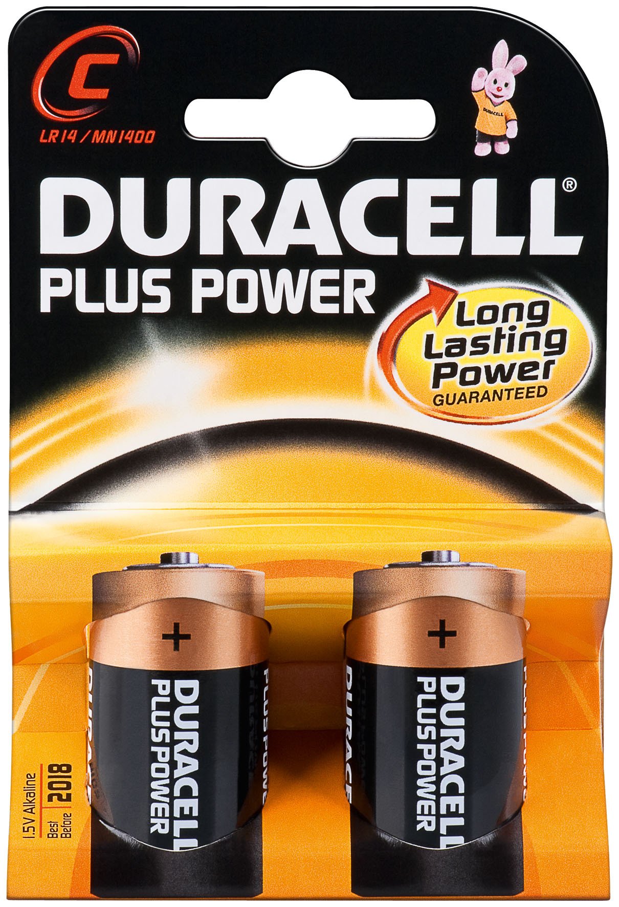 Batterie Duracell Plus -C (MN1400/LR14)Baby C 1.5V 2