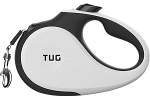 TUG 360° Tangle-Free Retractable Dog Leash for Large Dogs - Heavy Duty 16ft Nylon