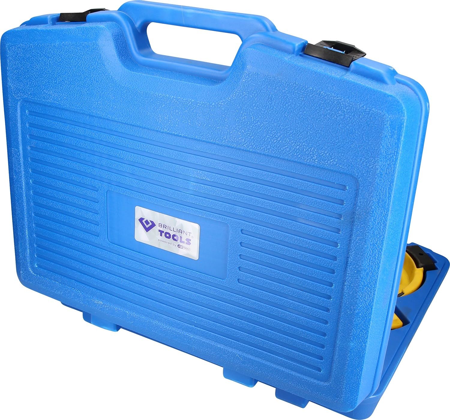 BRILLIANT TOOLS BT651200 Juego de tensores de muelles, 15 pzs, Con insertos protectores de plástico [Powered by KS TOOLS]