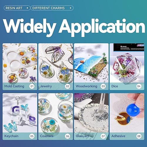 Miniatura 6 de Joyartss Kit de resina epoxi de 192 onzas, sin burbujas, antiamarilleo, revestimiento profundo de vertido y resina de fundición para fabricación de