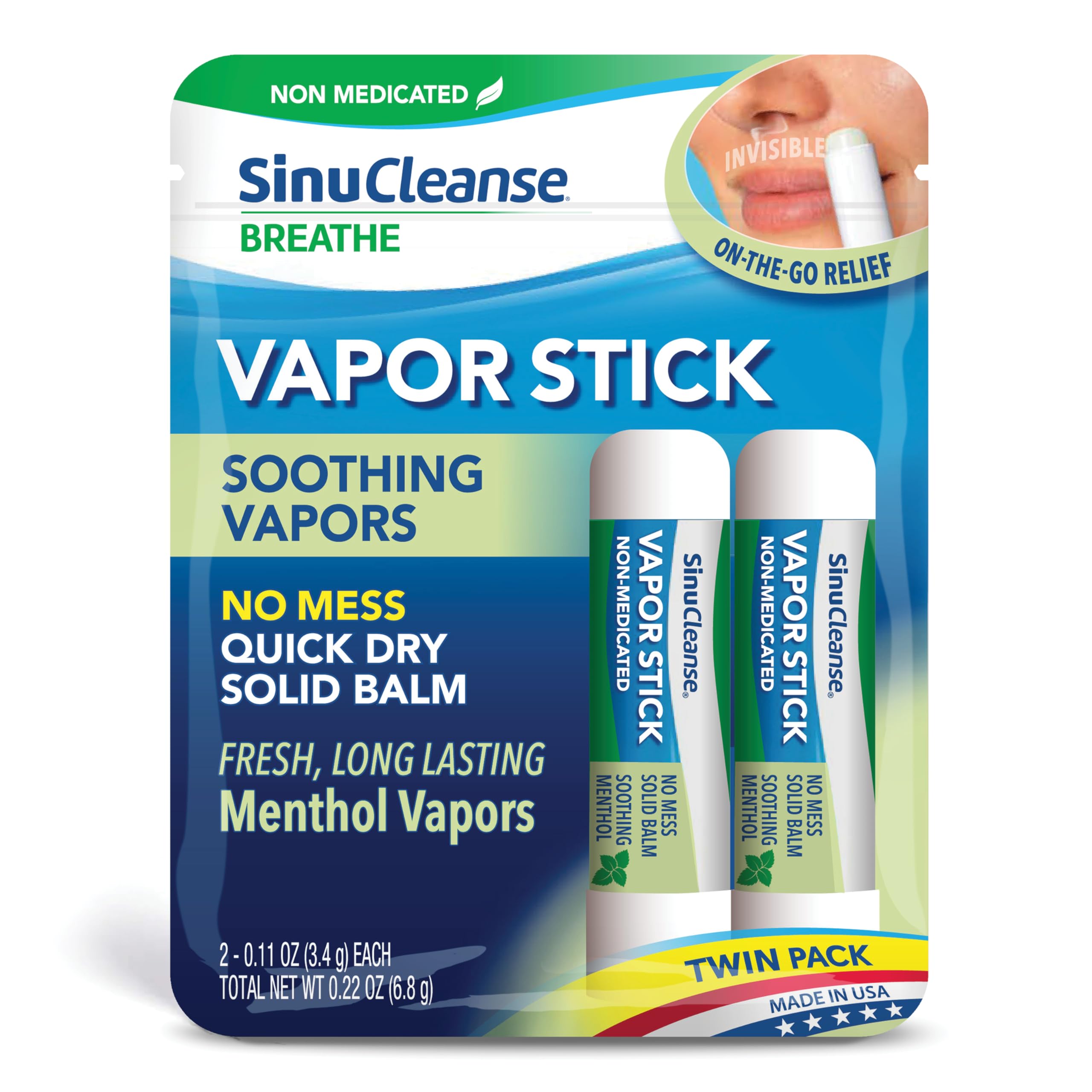 SinuCleanse Vapor Inhaler, Portable Non-Medicated Refreshing Vapors, 3 Pack — Amazon image 8