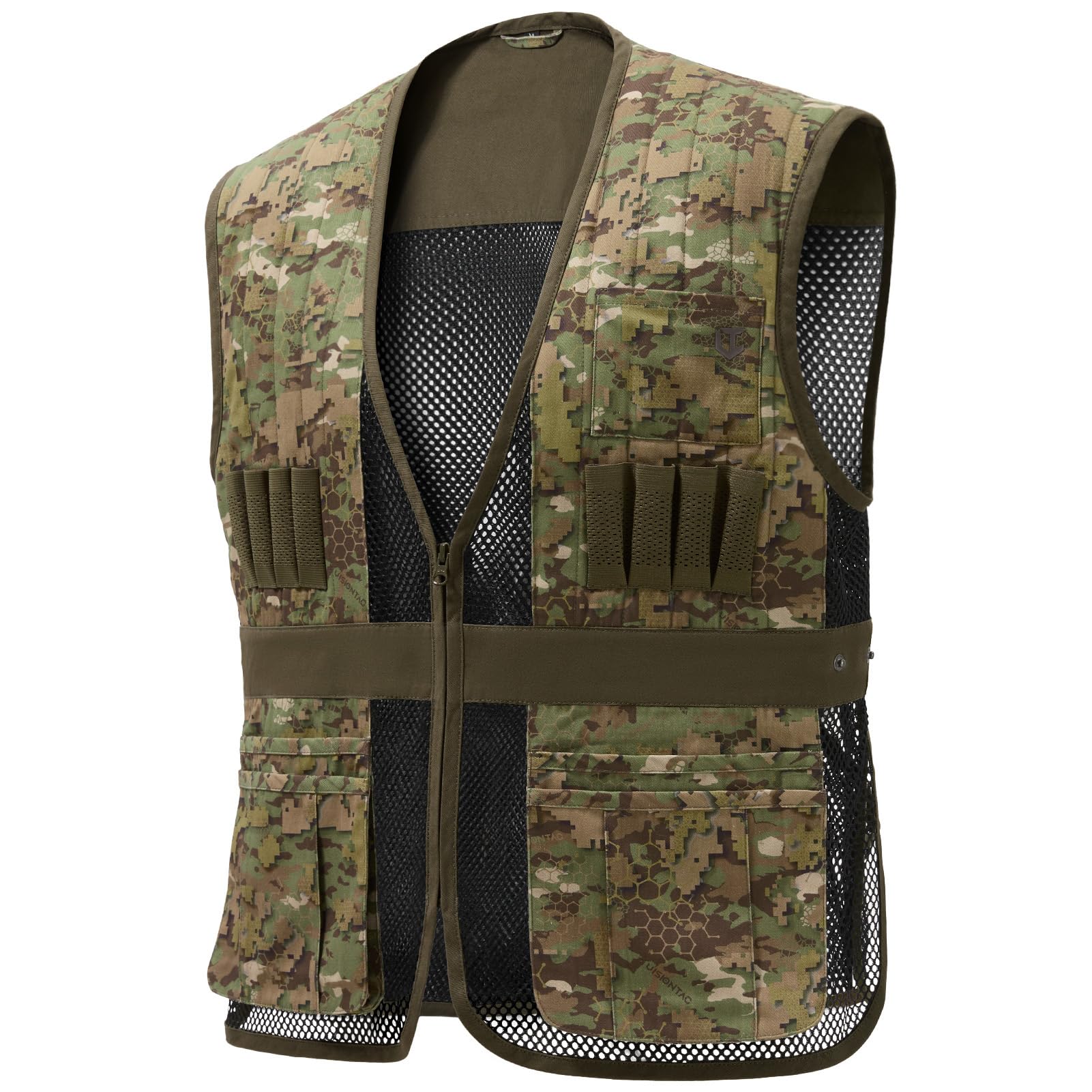 Unisex Tactical Shooting Range Vest Breathable with Movable Shoulder Pad for Skeet Trap Clay Shooting