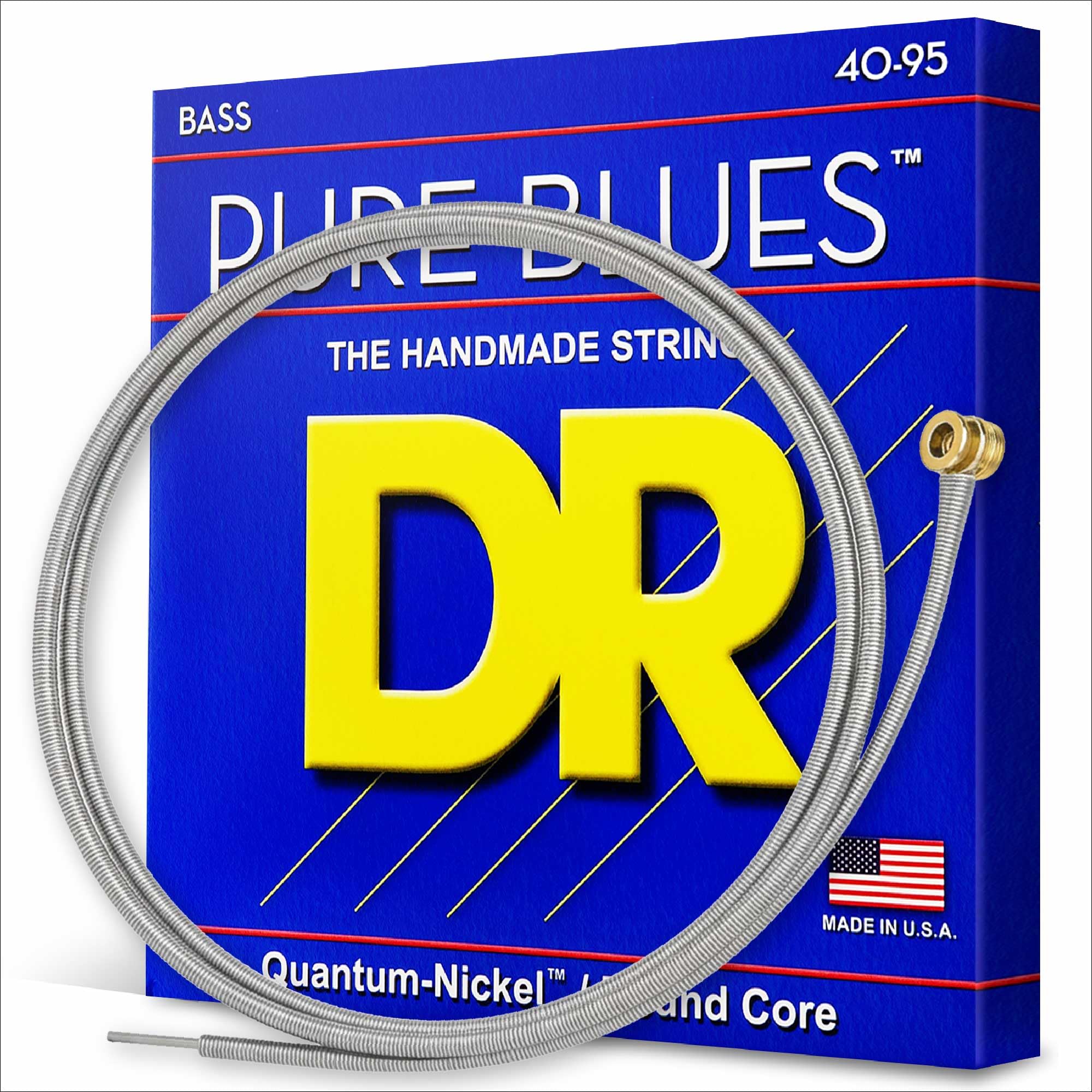 DR Strings Pure Blues Victor Wooten Signature 40-95 Bass Guitar Strings (PB-VW40)