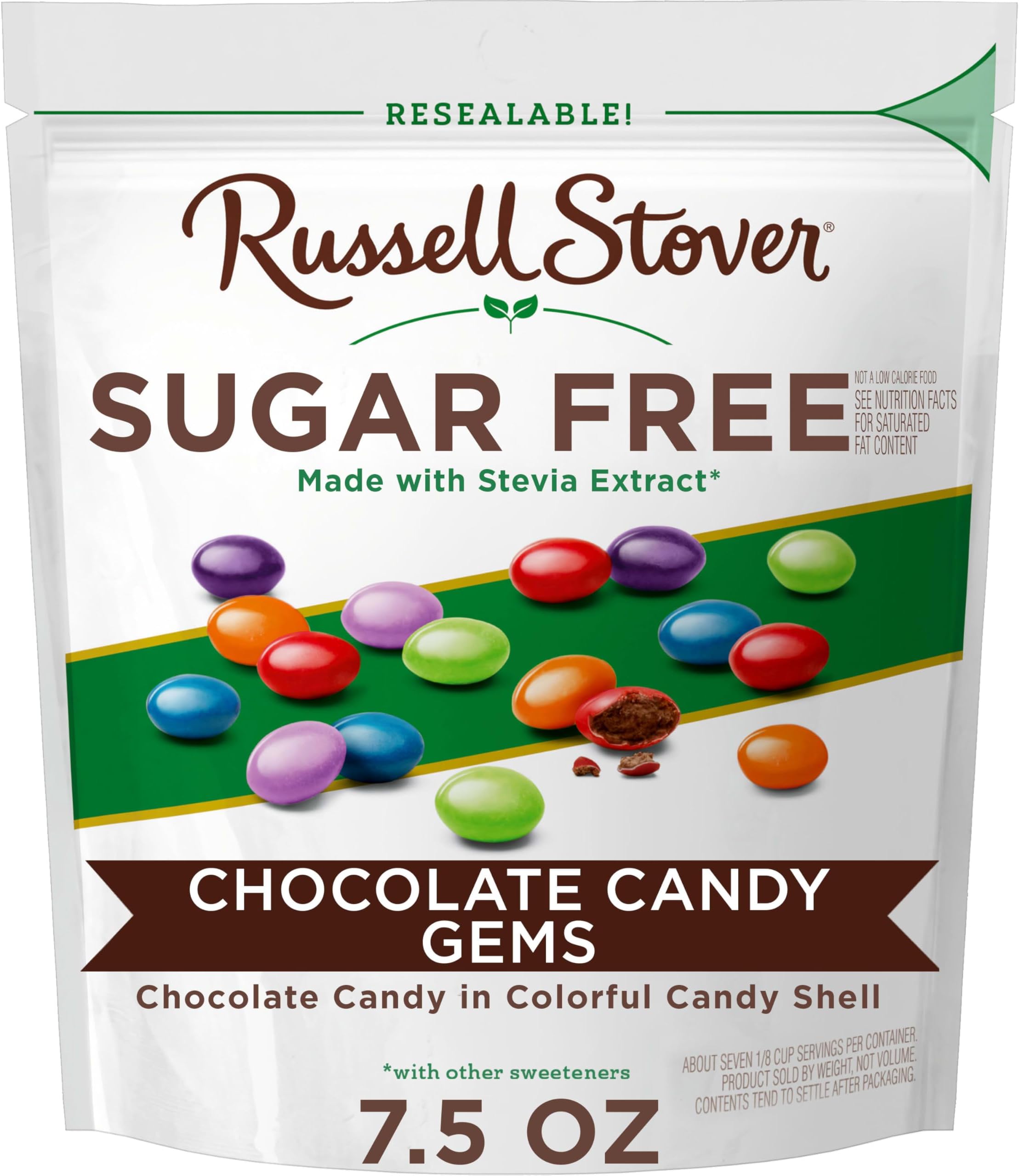 - Russell Stover Sugar Free Candy, 7.5oz Bags